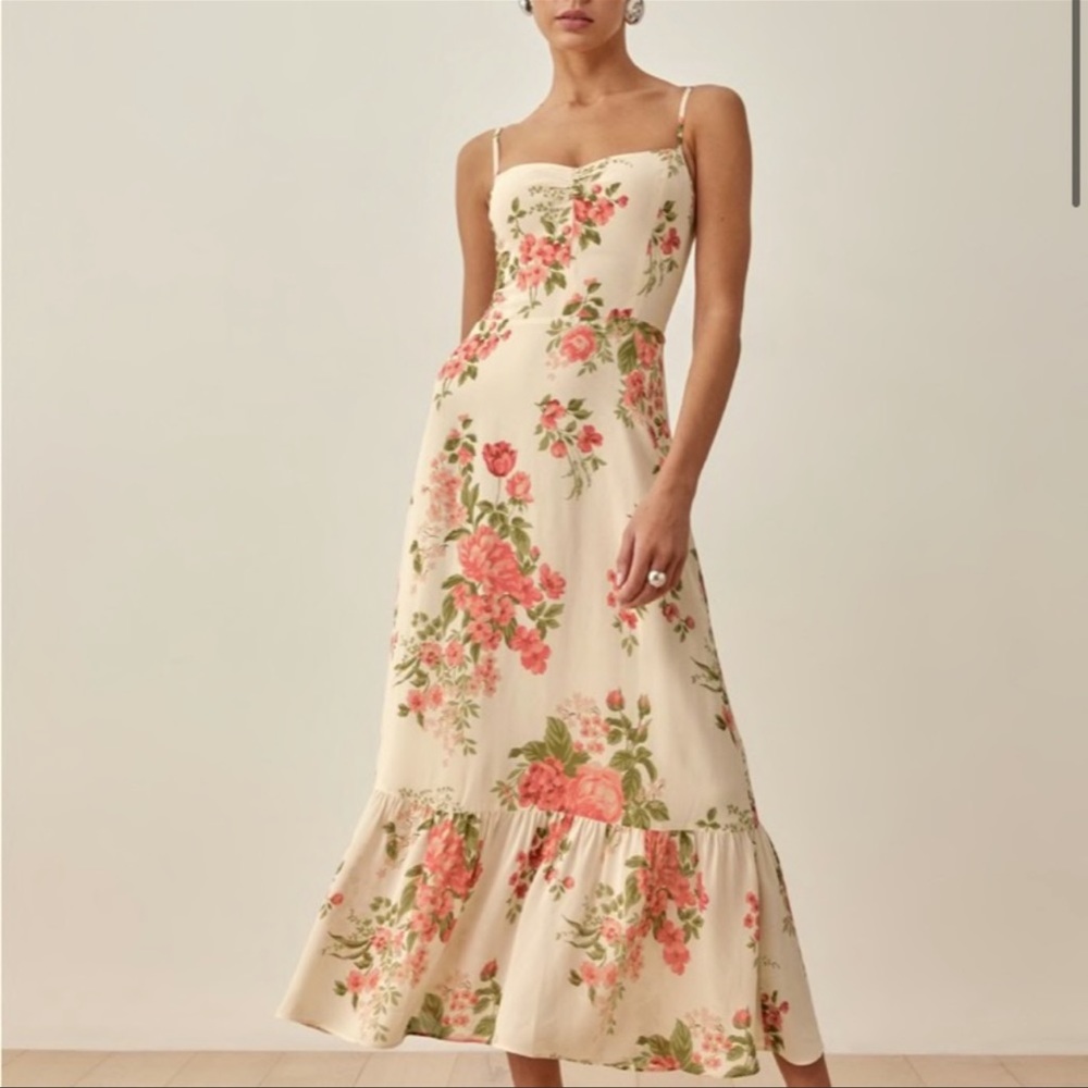 💝Reformation Emersyn Dress Corsage